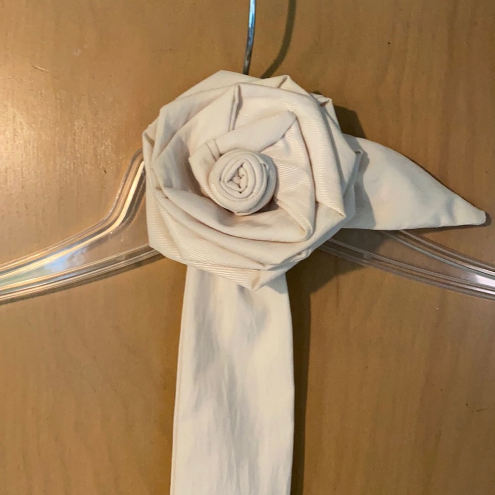 Cream Ribbon belt by Anthropologie